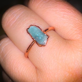 Earthly Essentials - Apatite and copper ring I bought today - Spiritual Shop Near Me - Twain Harte, California Earthly Essentials - Apatite and copper ring I bought today - Spiritual Shop Near Me - Twain Harte, California