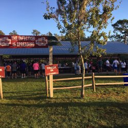 The 5k Zombie Run - Zombie 5K Run Check In area