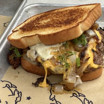 Lawrence Barbecue - "Not to Shabby Patty". Brisket Smash Buger - Barbeque Near Me - Cary, North Carolina Lawrence Barbecue - "Not to Shabby Patty". Brisket Smash Buger - Barbeque Near Me - Cary, North Carolina