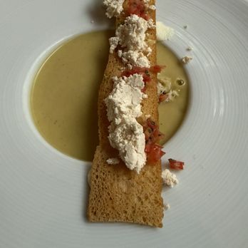 Santacafé - Squash soup with crab meat. - Cafes Near Me - Santa Fe, New Mexico Santacafé - Squash soup with crab meat. - Cafes Near Me - Santa Fe, New Mexico