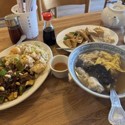 Kung Pao Beef and Shrimp Fried Rice