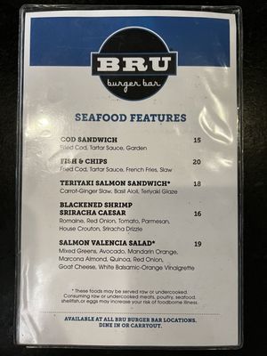 Menu photo 1 BRU Burger Bar - Indianapolis Indianapolis, IN