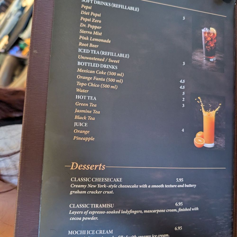 Bao and Spices - Beverage Menu - Chinese Near Me - Katy, Texas