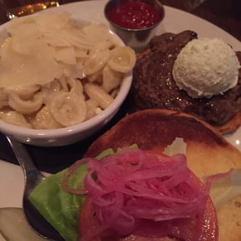 The Oak Barrel - The Lamb Kefta Burger with a huge side of Mac n Cheese! Best burger I've had in a longgggg time. - Brasseries Near Me - Valley View, Ohio The Oak Barrel - The Lamb Kefta Burger with a huge side of Mac n Cheese! Best burger I've had in a longgggg time. - Brasseries Near Me - Valley View, Ohio