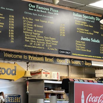 Primanti Bros - the menu and prices of the restaurant - Pizza Near Me - Fort Lauderdale, Florida Primanti Bros - the menu and prices of the restaurant - Pizza Near Me - Fort Lauderdale, Florida