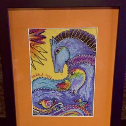 Frame Station and Gallery - Cross stitched horses
