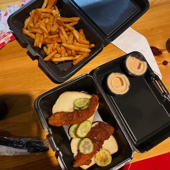 Angry Chickz - 2 tenders with side of fries - Chicken Shop Near Me - San Jose, California