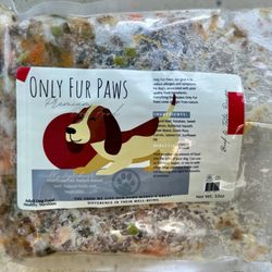 Only Fur Paws - Only Fur Paws, San Rafael, CA., sample dog food.