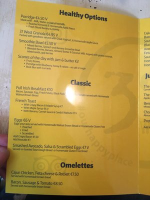 Menu photo 1 37 West Galway, G