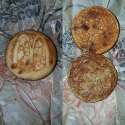 Me: I'll have the Bacon, Egg and Cheese McGriddle. McDonald's: Oh, no you won't. Me: I'll have the Bacon, Egg and Cheese McGriddle. McDonald's: Oh, no you won't.