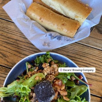 Oscar's Brewing Company - Famous breadsticks, Harvest Salad (Part of the Mother's Day 3-course menu) - American Near Me - Temecula, California Oscar's Brewing Company - Famous breadsticks, Harvest Salad (Part of the Mother's Day 3-course menu) - American Near Me - Temecula, California