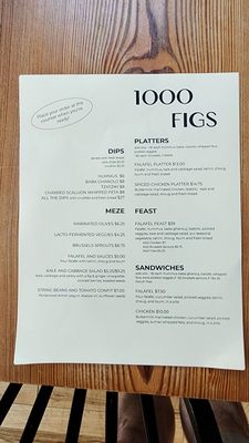 Menu photo 1 1000 Figs New Orleans, LA Menu photo 1 1000 Figs New Orleans, LA