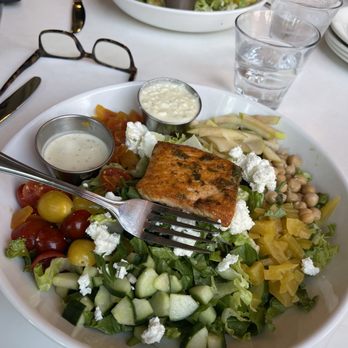 Social Kitchen & Bar - Salmon salad - New American Near Me - Birmingham, Michigan Social Kitchen & Bar - Salmon salad - New American Near Me - Birmingham, Michigan