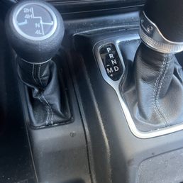 The Jeep was filthy