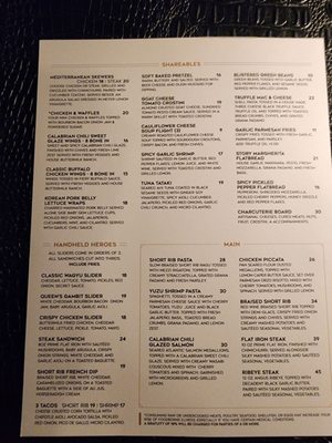 Menu photo 4 Backstory 85 Whittier, CA