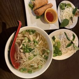 Chicken Pho Ga and A1. Traditional Spring Rolls Chicken Pho Ga and A1. Traditional Spring Rolls