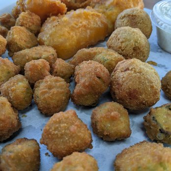 Captain's Catch - Big servings of Okra and hushpuppies. - Seafood Near Me - Greensboro, North Carolina Captain's Catch - Big servings of Okra and hushpuppies. - Seafood Near Me - Greensboro, North Carolina