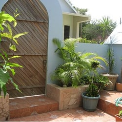 Palmetto Guesthouse - Front Door leading into the Guesthouse