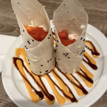 Hello Sushi Brea - Sushi R7. Super Burrito(2pcs) - VERY SMALL - Japanese Near Me - Placentia, California