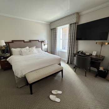The Lancaster Hotel - King Bed (pictured after my stay) - Hotels Near Me - Houston, Texas The Lancaster Hotel - King Bed (pictured after my stay) - Hotels Near Me - Houston, Texas