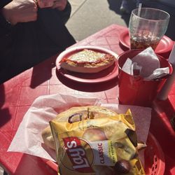 Pagliai's Pizza - Palonza and slice