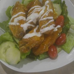 The Best of Southern Cooking - Garlic butter hot wings salad