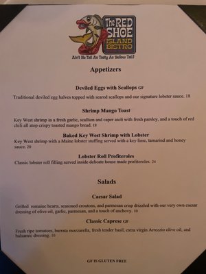 Menu photo 5 Red Shoe Island Bistro Key West, FL Menu photo 5 Red Shoe Island Bistro Key West, FL