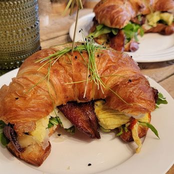 The Fox and Pantry - Breakfast Sandwich on Croissant - Desserts Near Me - Plymouth, Minnesota The Fox and Pantry - Breakfast Sandwich on Croissant - Desserts Near Me - Plymouth, Minnesota