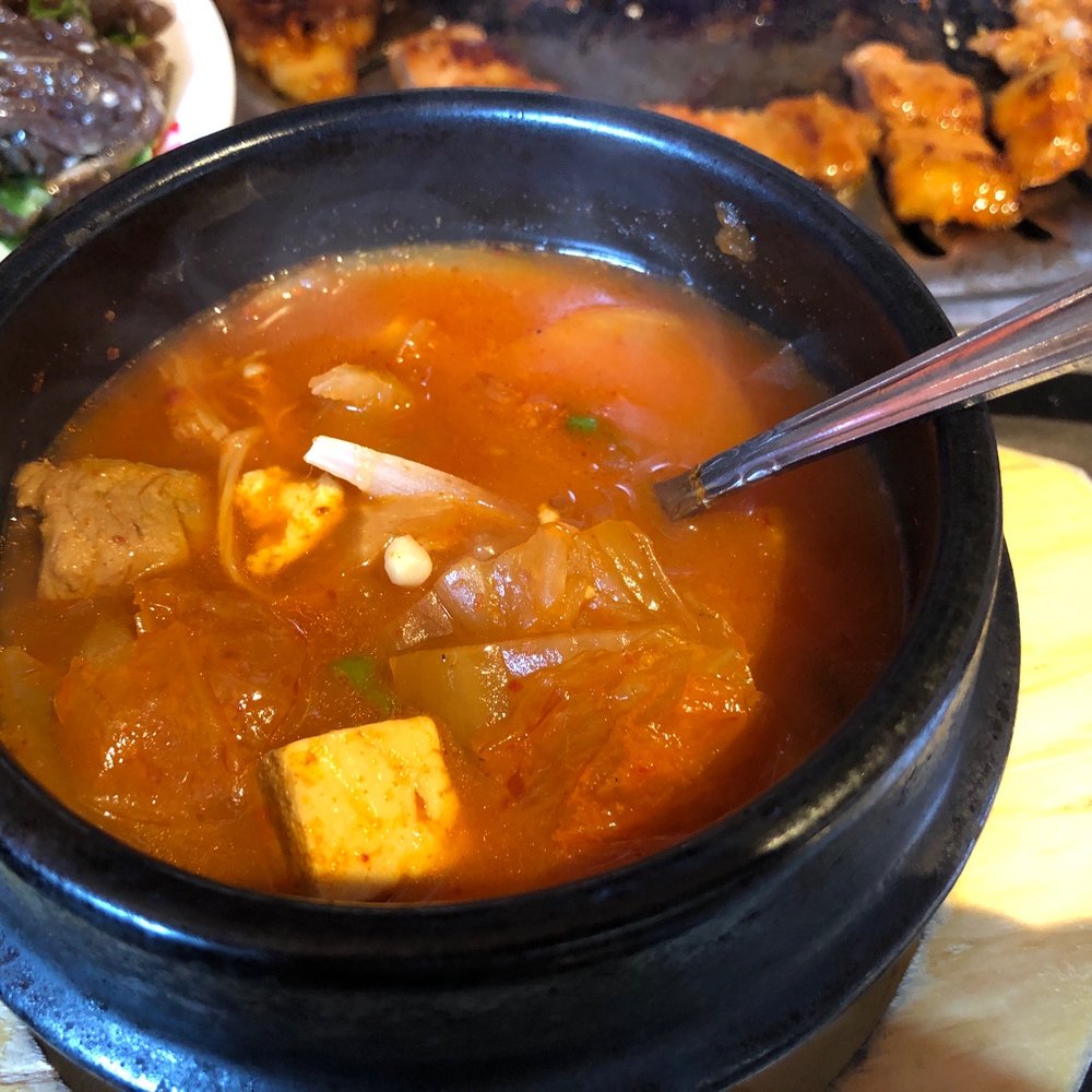 Ombu Grill - Hot steamy kimchi tofu soup - Korean Near Me - Orem, Utah Ombu Grill - Hot steamy kimchi tofu soup - Korean Near Me - Orem, Utah