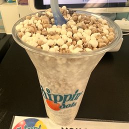 milkshake filled with cereal milkshake filled with cereal
