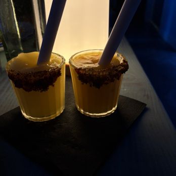 Blue Rabbit Bar - Mezcal mango $5 shot & passion fruit shot $5 - Mexican Near Me - San Pablo, California