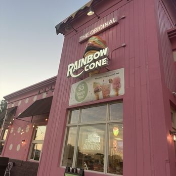 The Original Rainbow Cone - Donuts Near Me - Lombard, Illinois The Original Rainbow Cone - Donuts Near Me - Lombard, Illinois