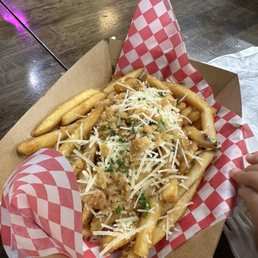 Truffle garlic fries Truffle garlic fries