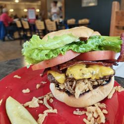 The Hearthstone Oven - Maple Bacon Jam Burger