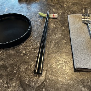 Twenty Five Sushi House - Plate and silverware - Japanese Near Me - Katy, Texas Twenty Five Sushi House - Plate and silverware - Japanese Near Me - Katy, Texas