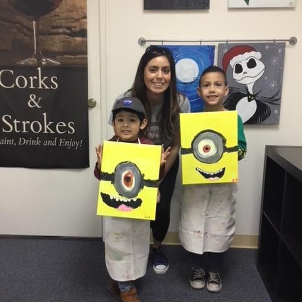 Corks & Strokes - First time painting - Paint & Sip Near Me - Bakersfield, California