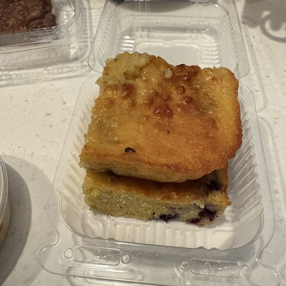 Blueberry cornbread