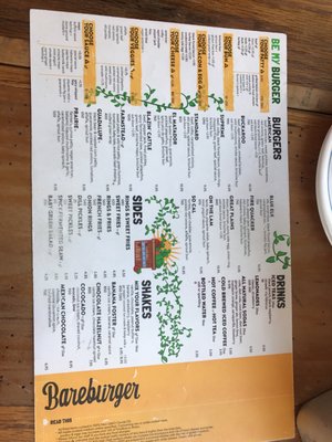 Menu photo 7 Bareburger - Closter Closter, NJ