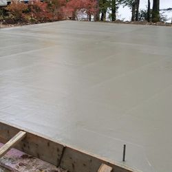 R&Re Construction - Concrete slab for garage