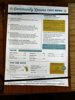 Menu photo 1 Community Loaves Jacksonville, FL