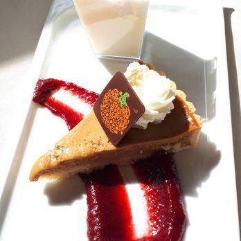 The Restaurant at Ponte - Pumpkin Tart dessert. - New American Near Me - Temecula, California The Restaurant at Ponte - Pumpkin Tart dessert. - New American Near Me - Temecula, California