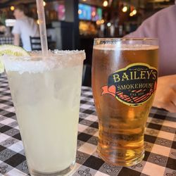 Bailey's Smokehouse - Margarita and Modelo