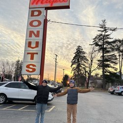 Maple Donuts - Outside!