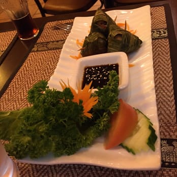 Anothai Restaurant - Chicken in Pandan leaf - full plate - Restaurants Near Me - Diegem, VBR