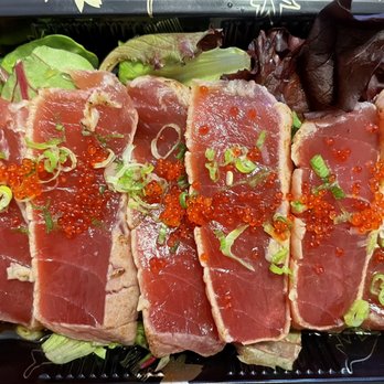 Enso Sushi & Grill - Tuna tataki; beautifully red! - Sushi Bars Near Me - Englewood, Colorado Enso Sushi & Grill - Tuna tataki; beautifully red! - Sushi Bars Near Me - Englewood, Colorado