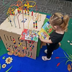 Bradford Memorial Library - My daughter loved the cube toy!!