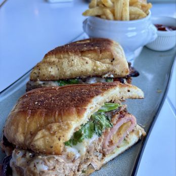 Shorebird - Cubano Sandwich with shoestring fries - Seafood Near Me - Newport Beach, California