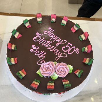 Buttercooky Bakery - Cannoli Rainbow Cookie Cake - Bakeries Near Me - Floral Park, New York