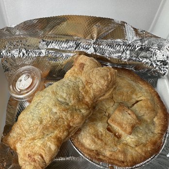 Home Pie Bakery & Cafe - Beef Empanada and a Chicken and Mushroom Pot Pie. The Empanada was absolutely delicious! - Bakeries Near Me - Ontario, California Home Pie Bakery & Cafe - Beef Empanada and a Chicken and Mushroom Pot Pie. The Empanada was absolutely delicious! - Bakeries Near Me - Ontario, California