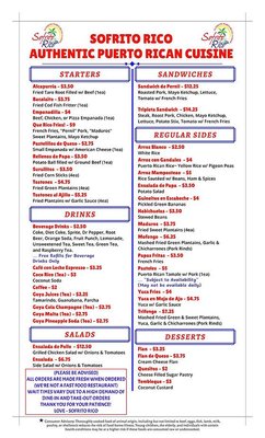 Menu photo 6 Sofrito Rico Authentic Puerto Rican Cuisine Las Vegas, NV